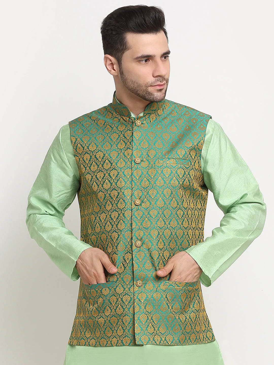 Men's Jacquard Woven Design Jacket Only - Image 238