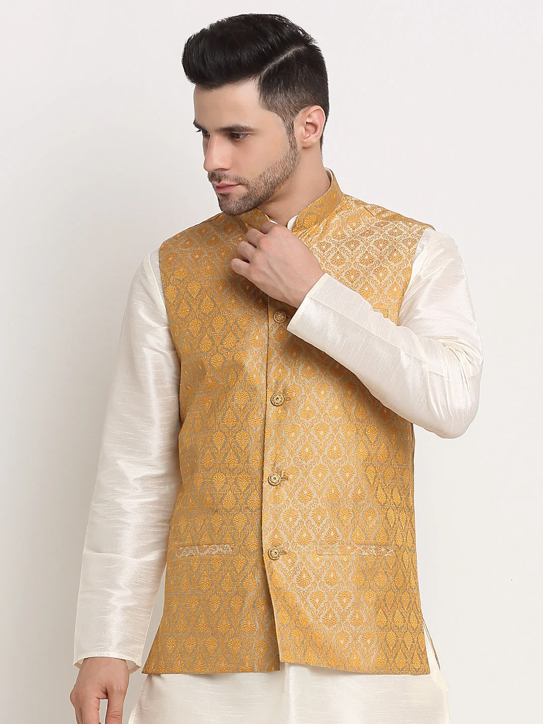 Men's Jacquard Woven Design Jacket Only - Image 51