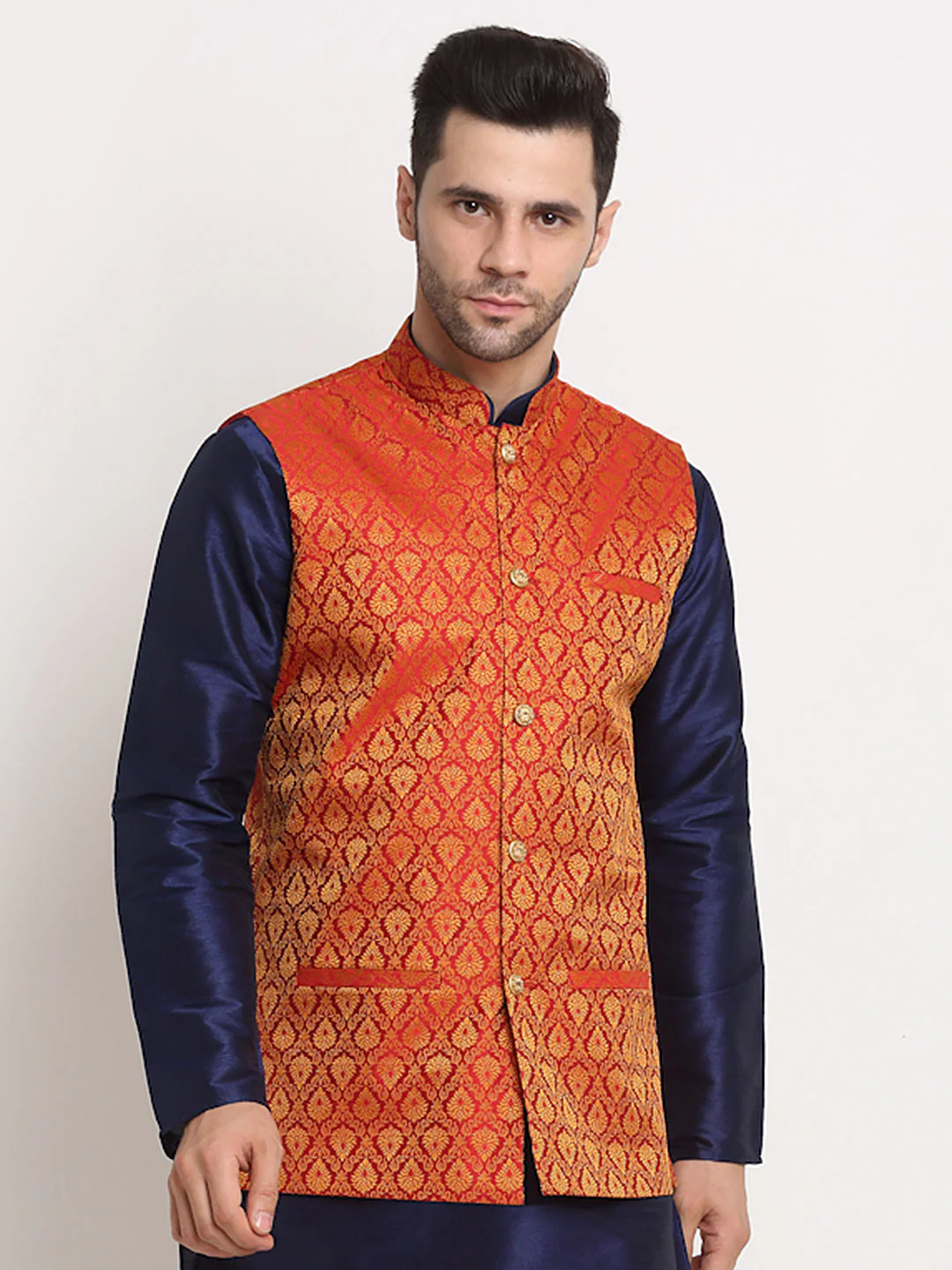 Men's Jacquard Woven Design Jacket Only - Image 70