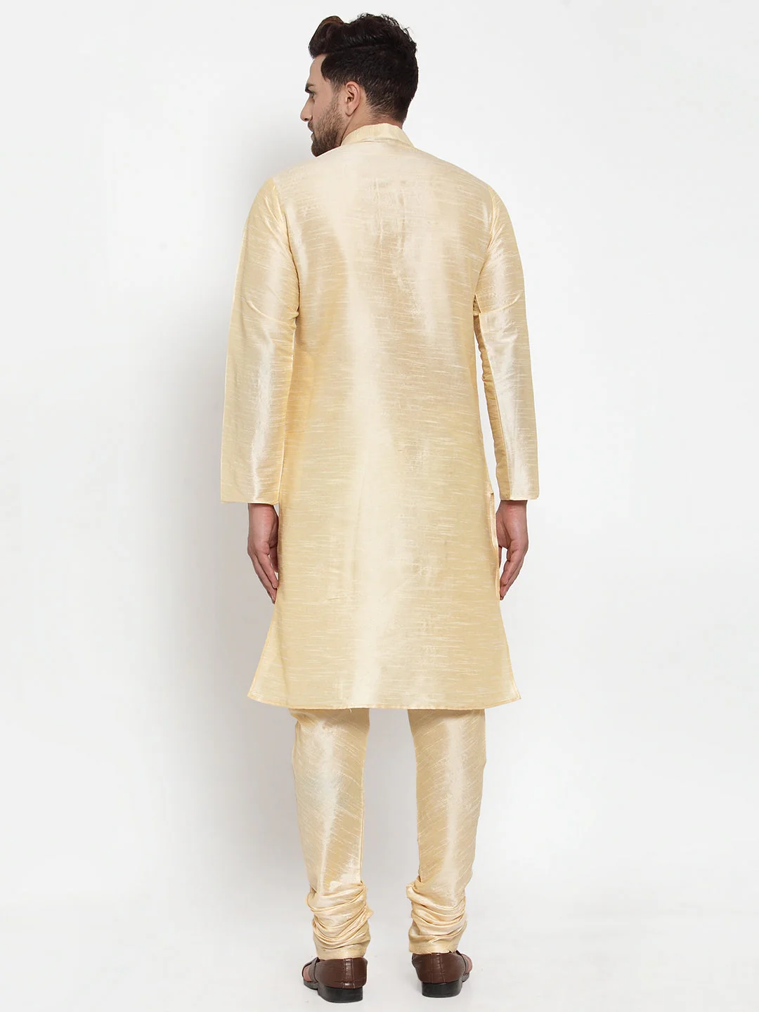 Men's Silk Kurta Churidar Set - Image 17