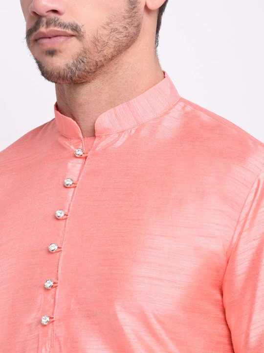Men's Silk Kurta Churidar Set - Image 54