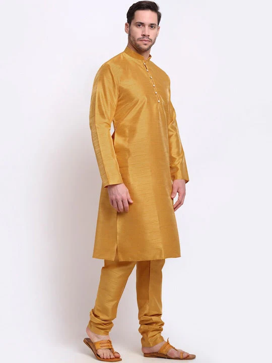 Men's Silk Kurta Churidar Set - Image 71