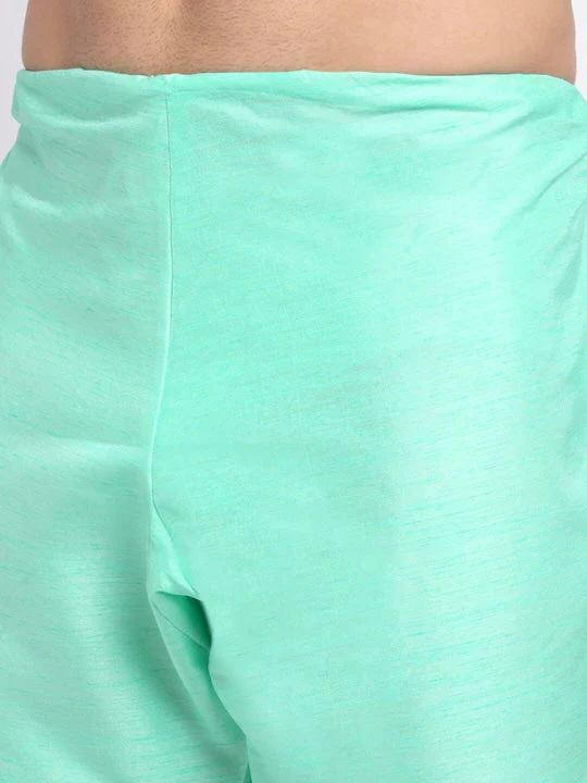 Men's Silk Kurta Churidar Set - Image 86