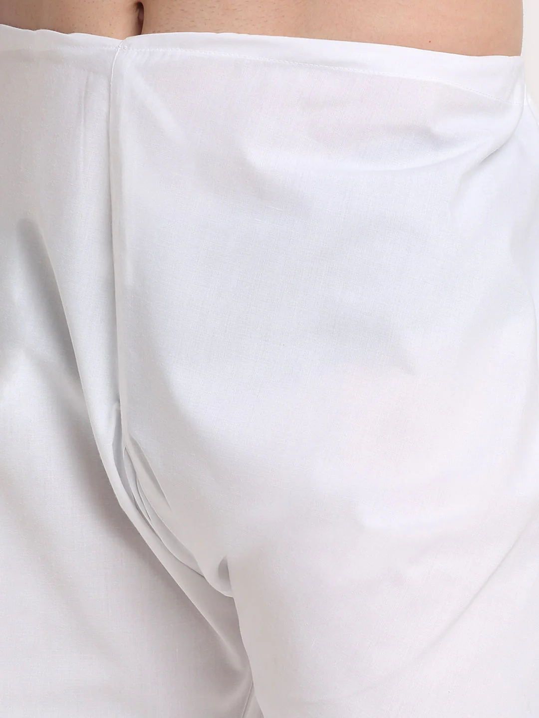 Men's Woven Design Silk Blend Kurta - Image 7