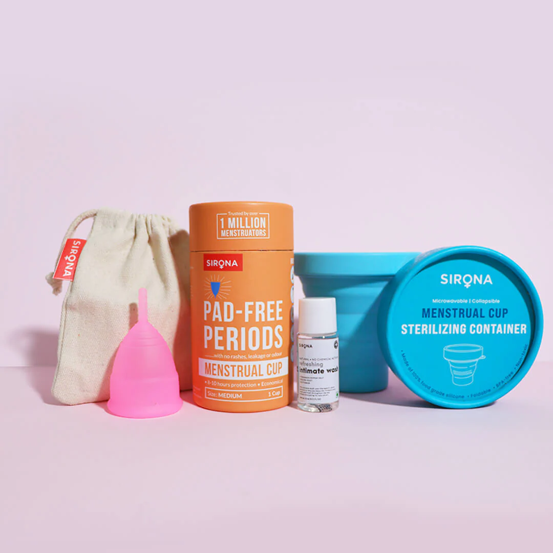 Menstrual Cup & Sterilizer Kit - FREE Mini Intimate Wash - Image 175