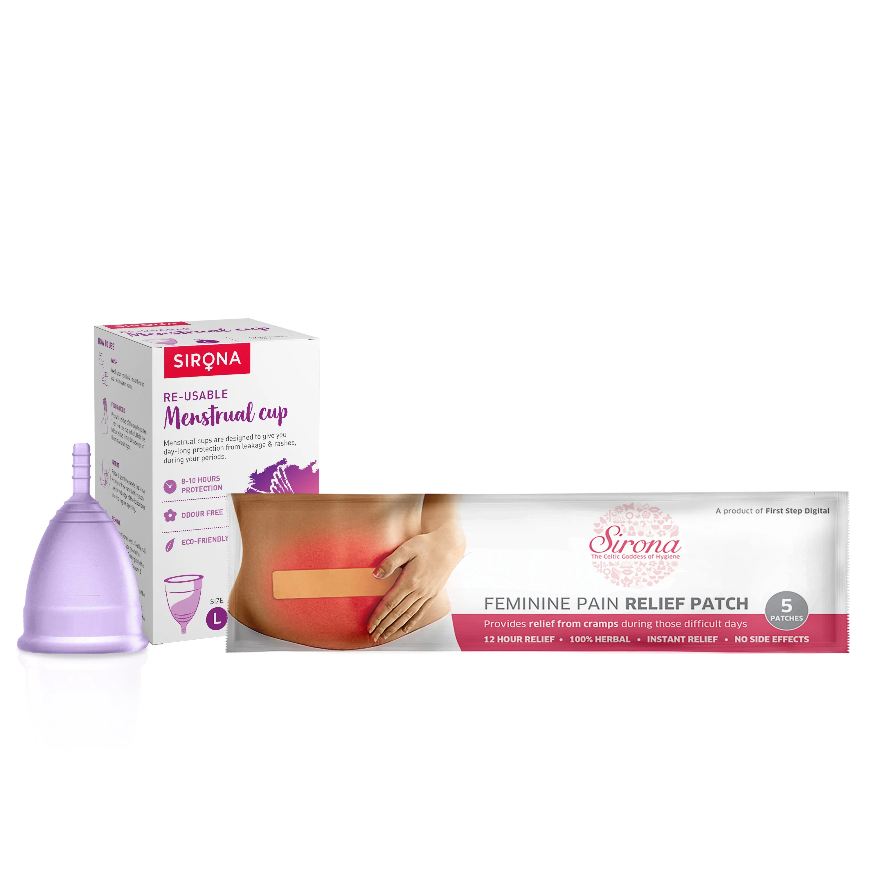 Menstrual Cup with Pain Patch - Image 111