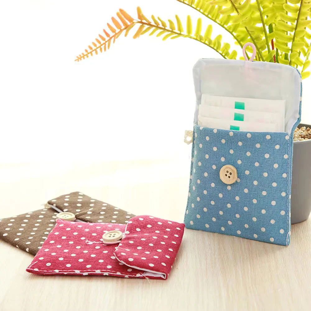 Menstrual Sanitary Pouch Secret Period Accessories For Travel 4 pcs/ set - Image 2