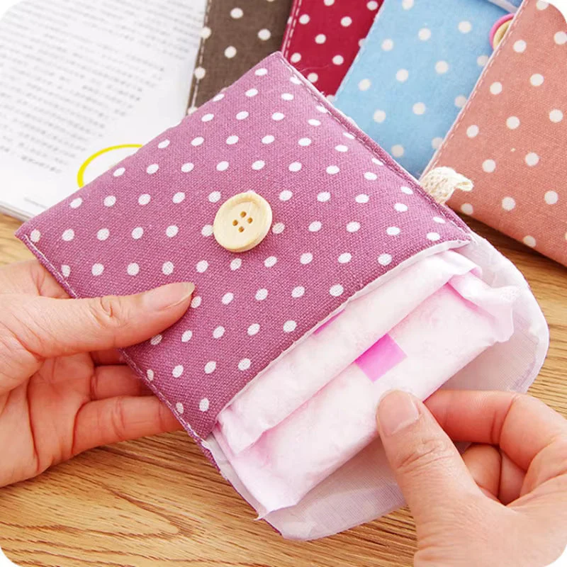 Menstrual Sanitary Pouch Secret Period Accessories For Travel 4 pcs/ set - Image 5
