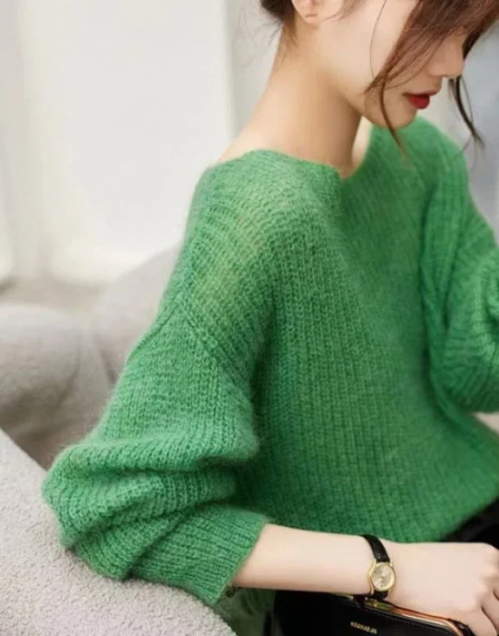 Menza Knit Loose Top - Image 6