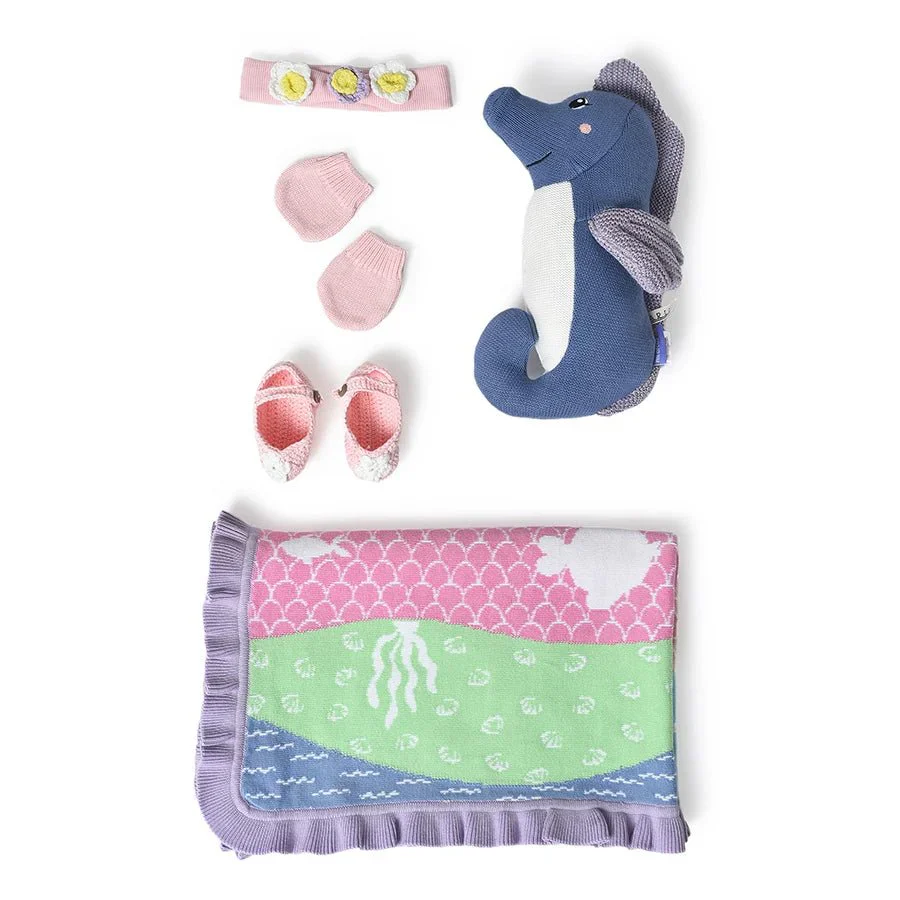 Mermazing Mini Me Knitted Multicolor Gift Set - Image 2