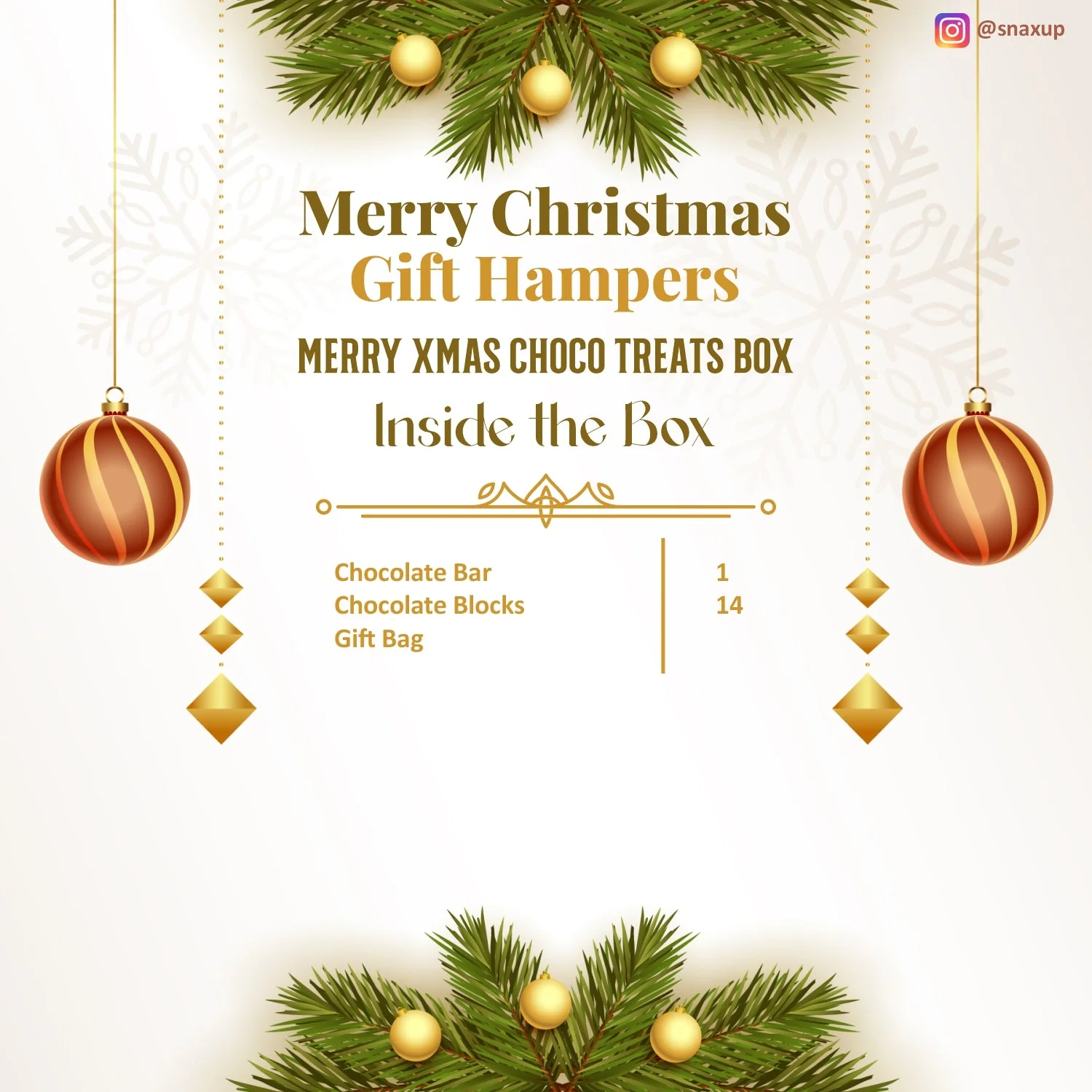 Merry Xmas Choco Treats Box - Image 4