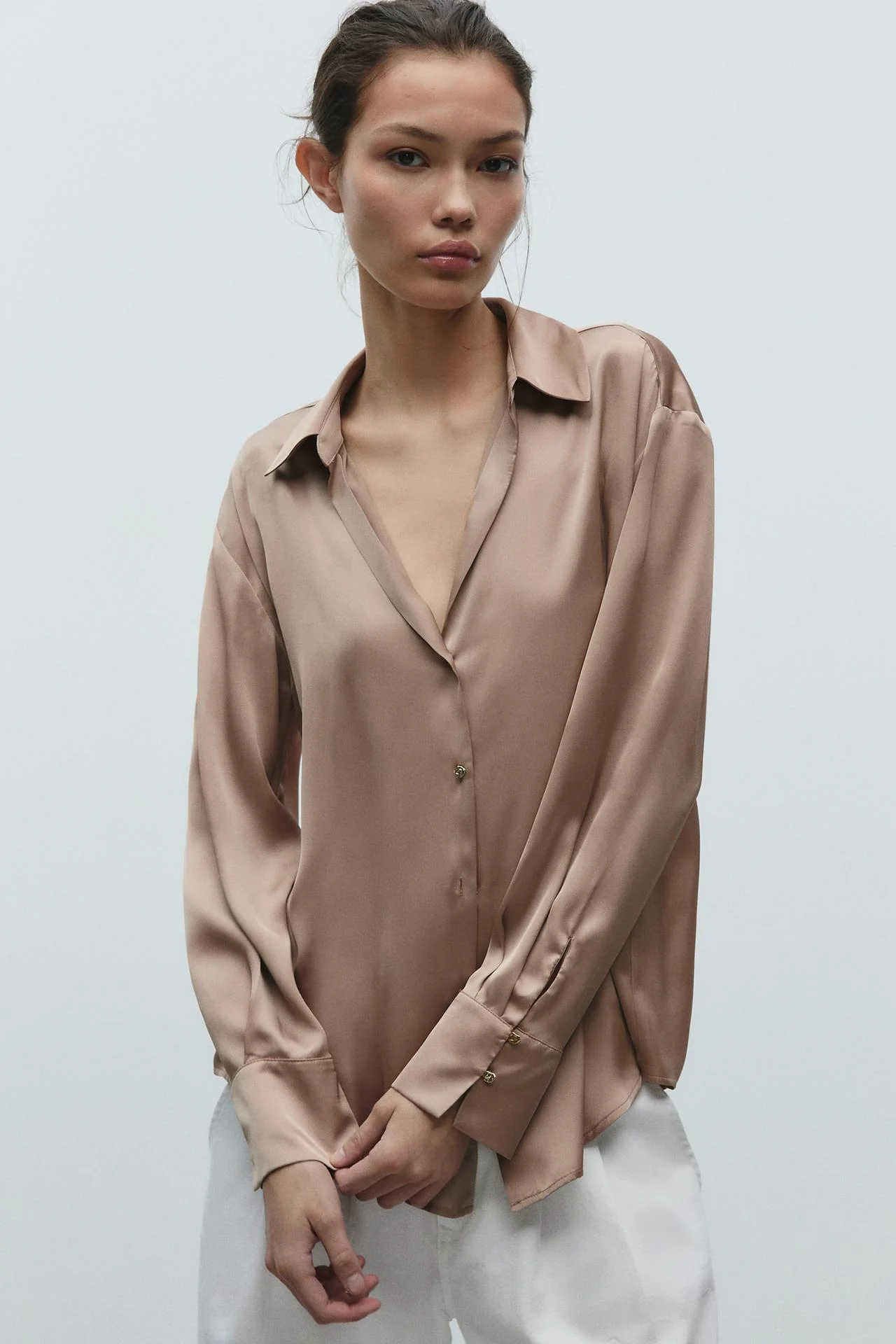 MESSALINE SATIN SHIRT - Image 110