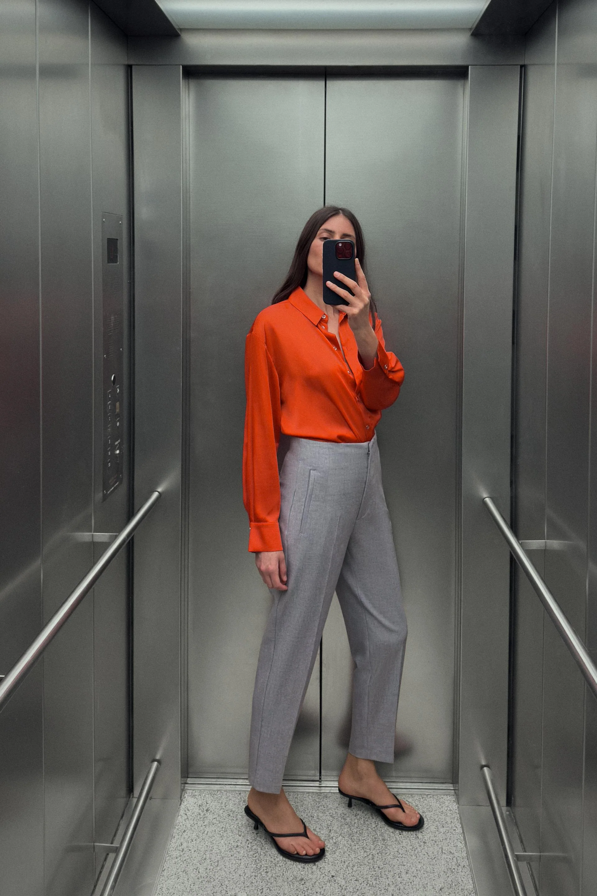 MESSALINE SATIN SHIRT - Image 8