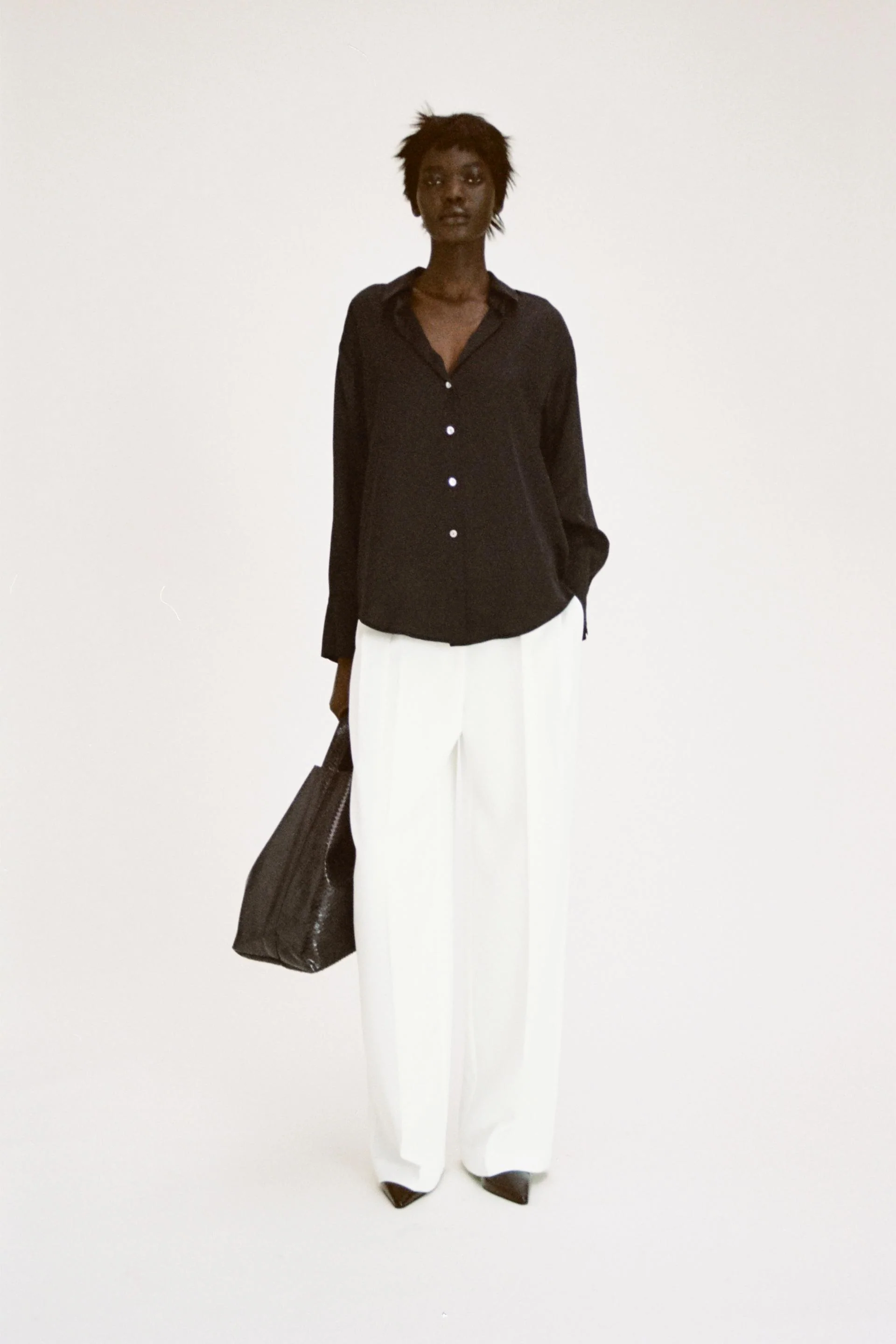 MESSALINE SATIN SHIRT - Image 6