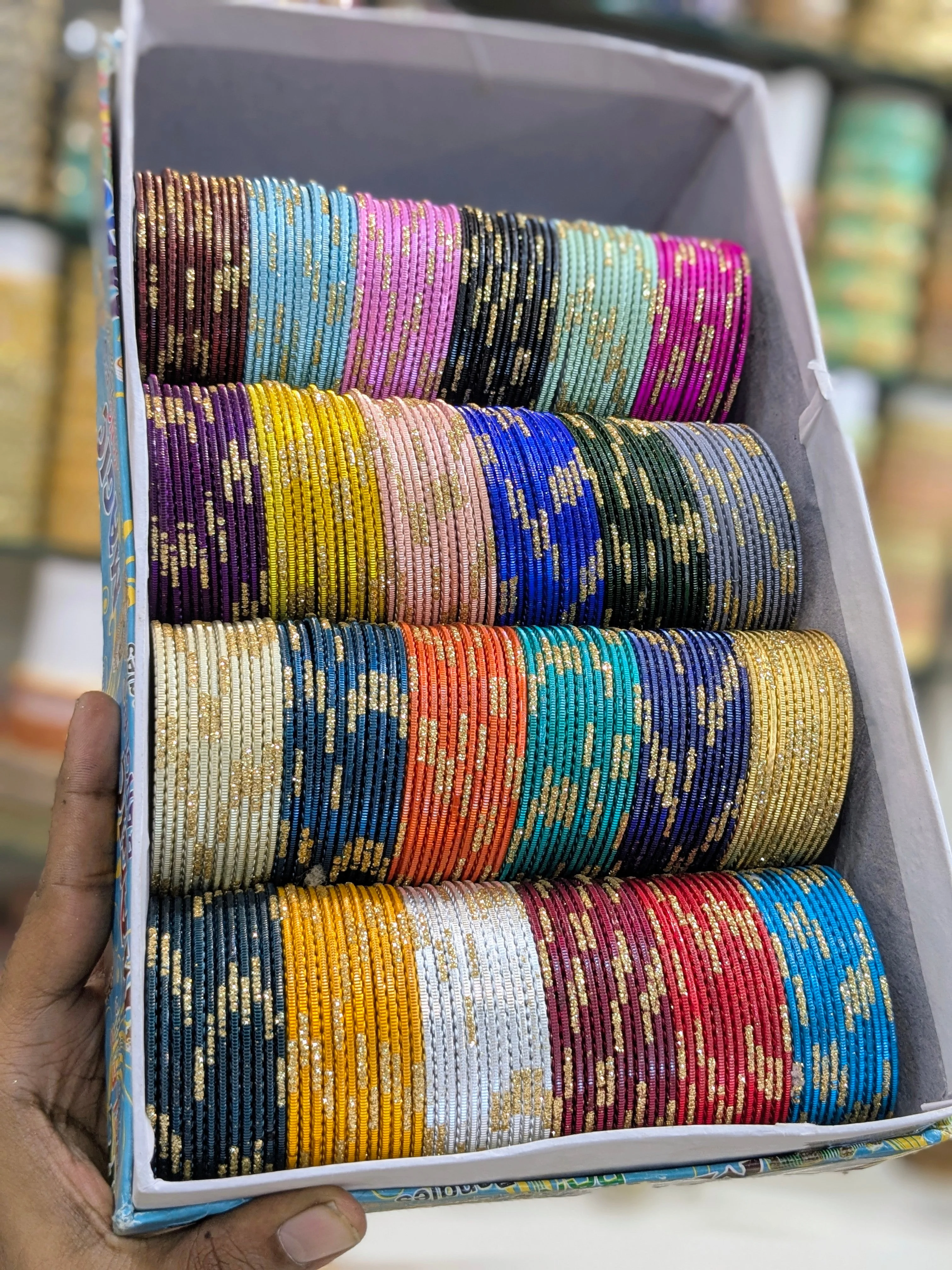 Metal GLITTER BANGLES - Image 2