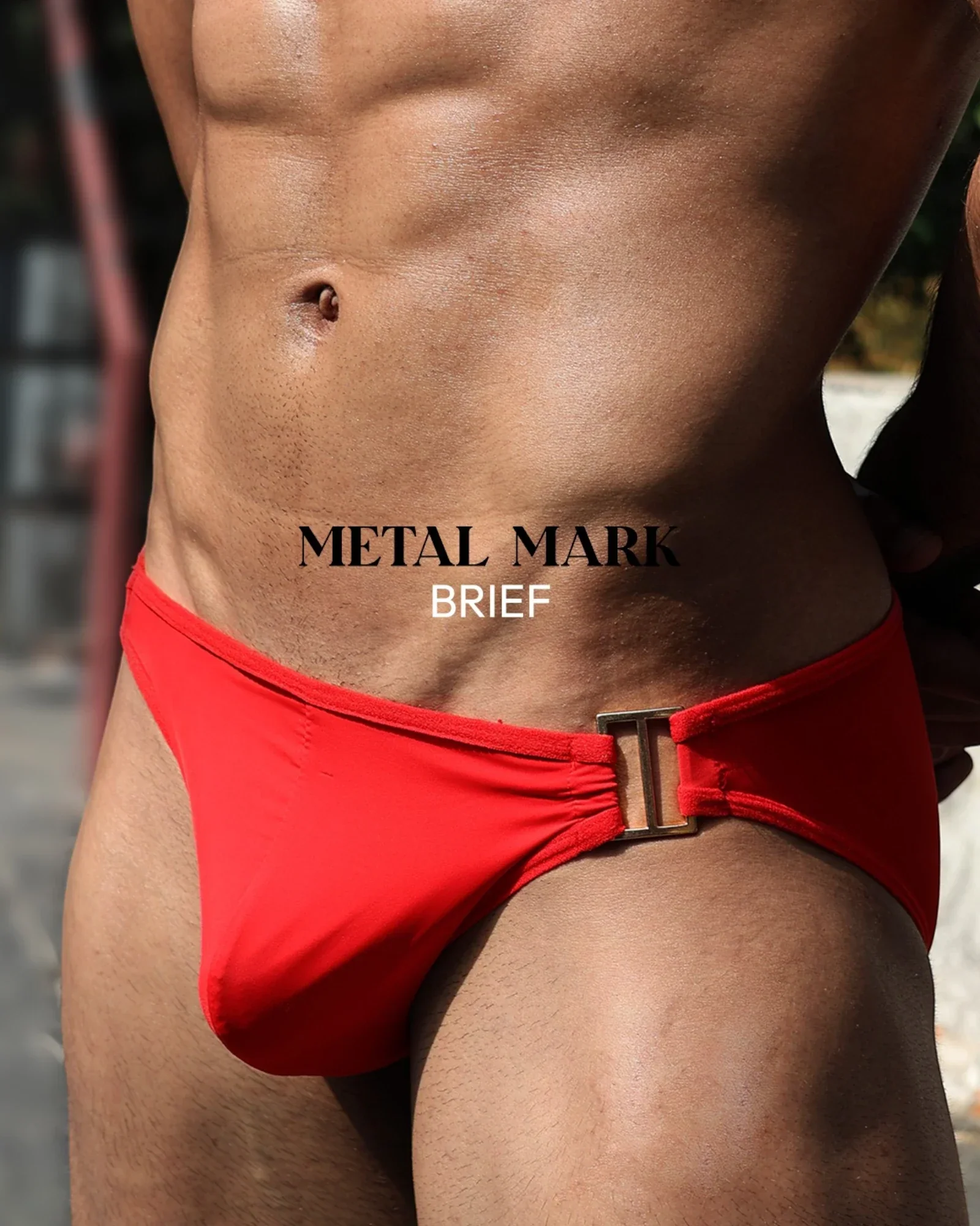 Metal Mark Brief BXY (Gold x Red) - Image 5