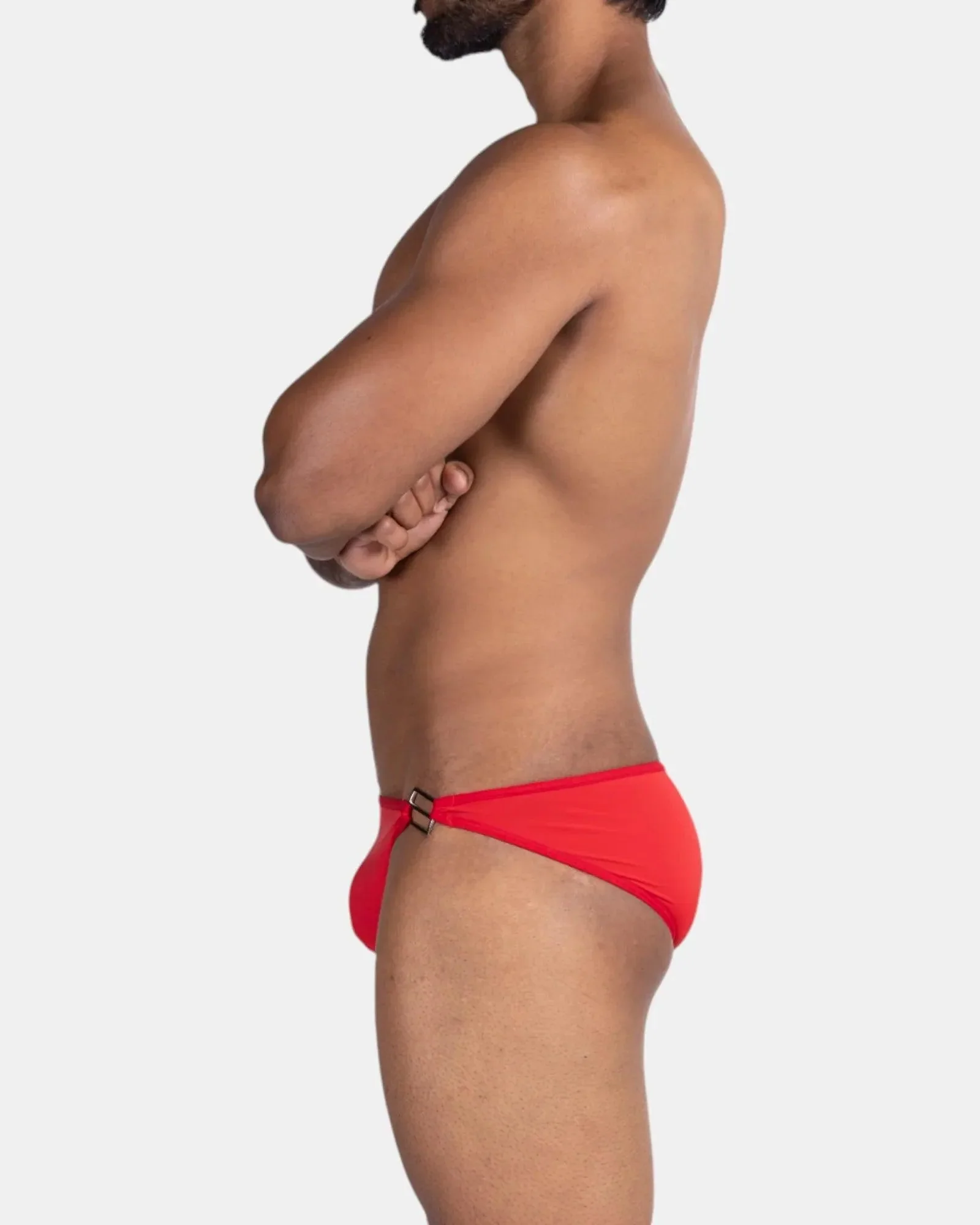 Metal Mark Brief BXY (Silver x Red) - Image 5