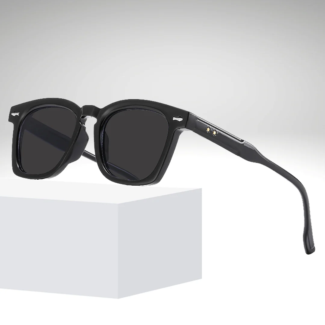 Michel Black Square Sunglasses - Image 8