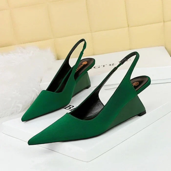 Mid Low Wedges Heels - Image 3