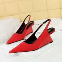Mid Low Wedges Heels - Image 5