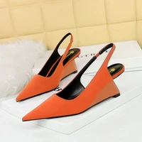 Mid Low Wedges Heels - Image 6