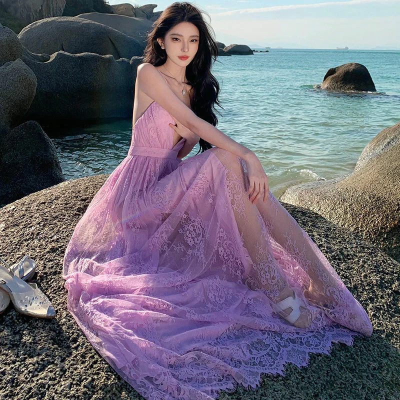 Milani Lace Maxi Dress - Image 3