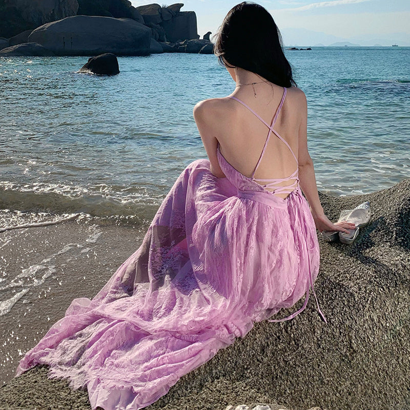 Milani Lace Maxi Dress - Image 6