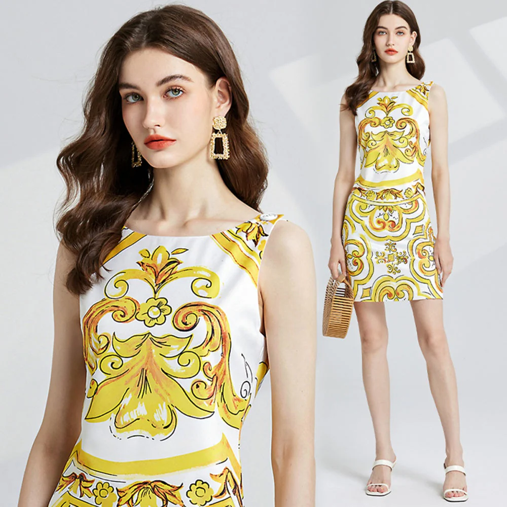 Milani Printed Casual Dress