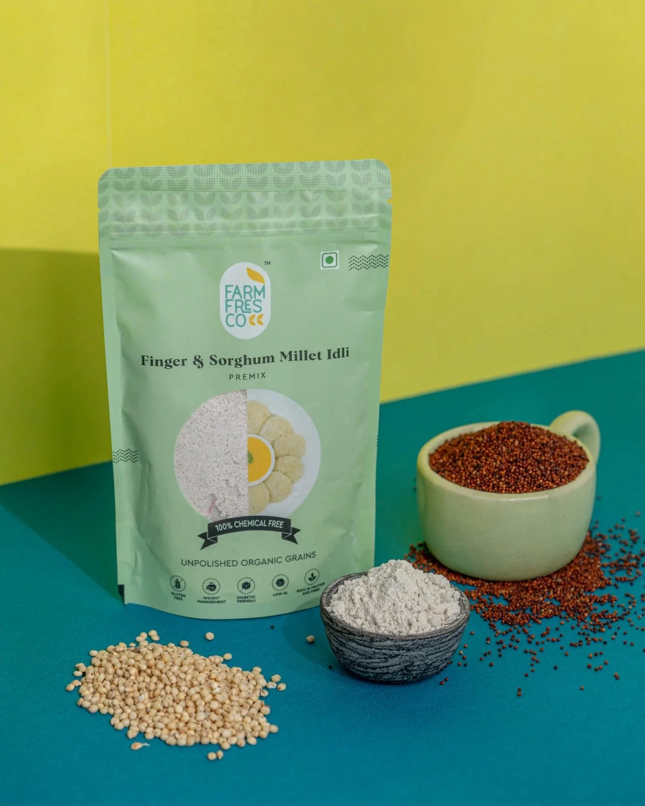 Millets for Weight-Loss (Sorghum & Oats Idli | Finger Millet Dosa | Finger & Sorghum Idli) 165G | Pack of 3 - Image 3