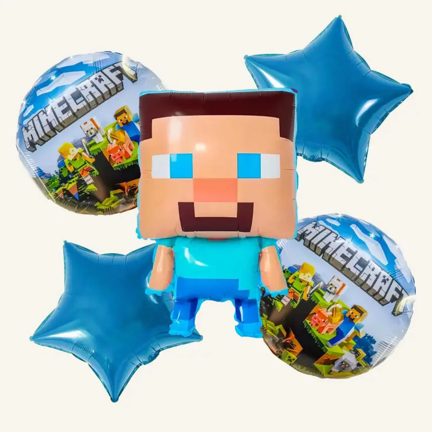 Mine craft theme Foil Balloons