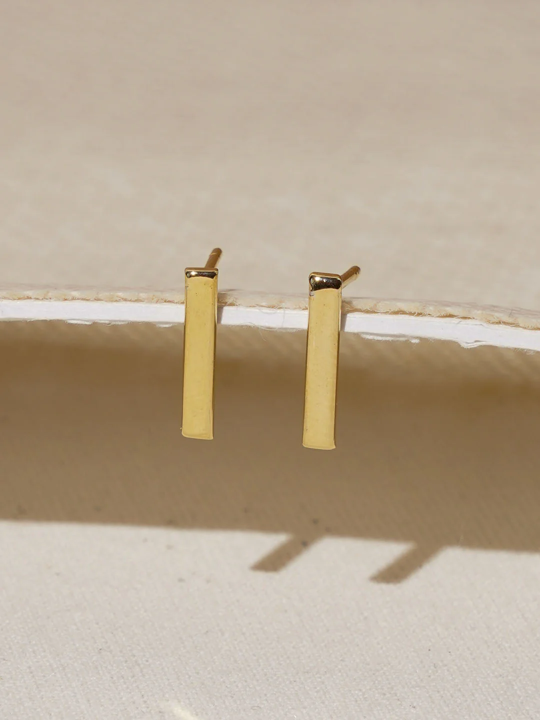 Mini Line - 18K Gold Plated Earring - Image 2