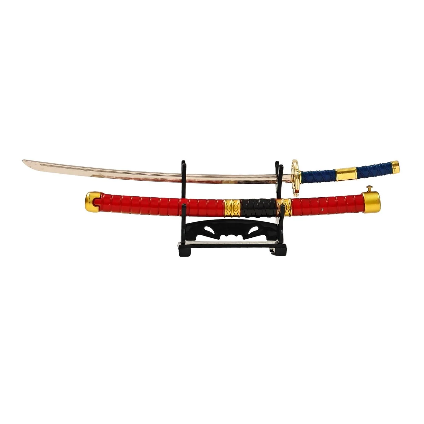 Mini Metal Katana (not sharp, 24 cm) | Button open (katana stand not included) - Image 32