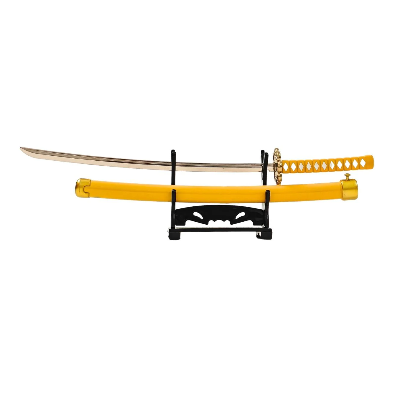 Mini Metal Katana (not sharp, 24 cm) | Button open (katana stand not included) - Image 4
