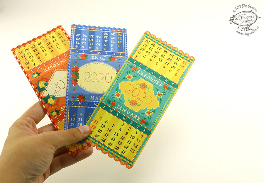 Mini Sewing Machine Desk Calendar 2025 DIY Paper Craft Kit - Image 10