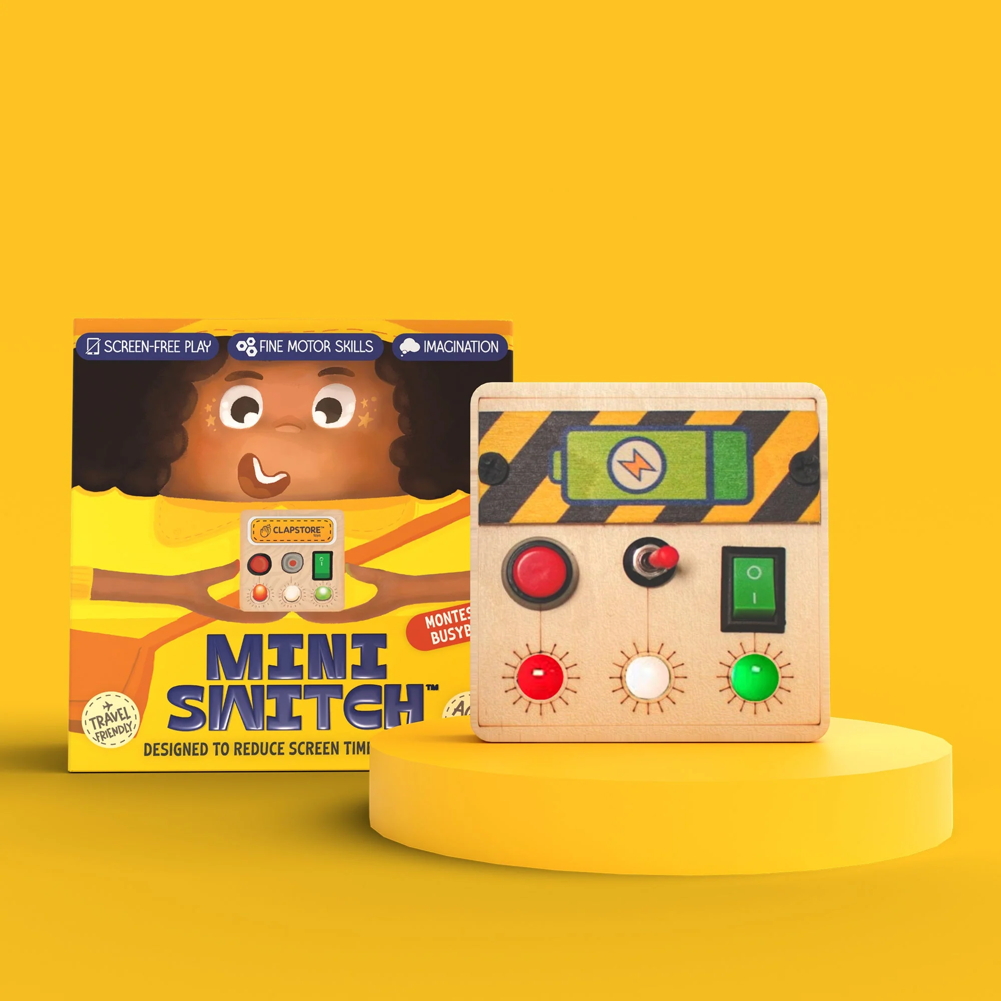 Mini Switch Montessori Busy Board-V4 - Image 37