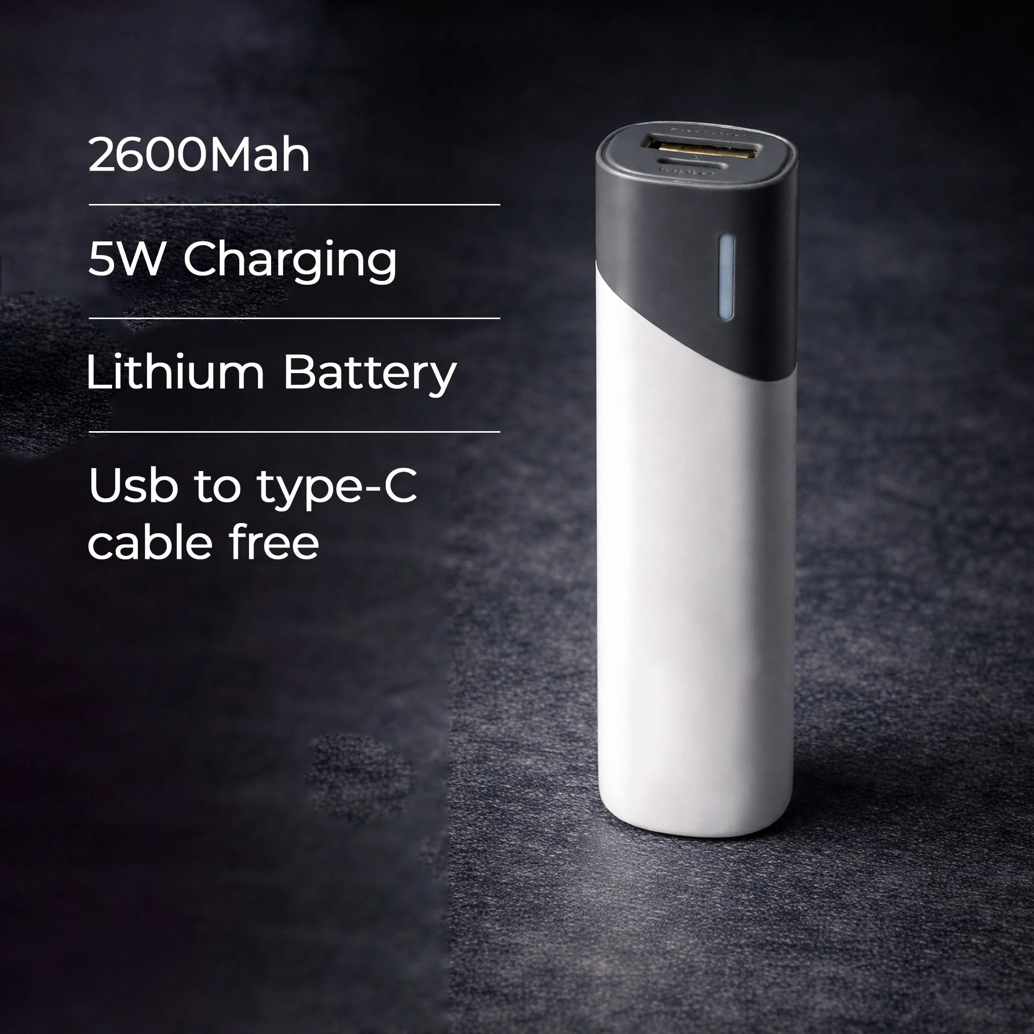 Pocket Power Bank | Ultra‑Compact 2600 mAh | Instant Charging and Easy to Carry - Image 4