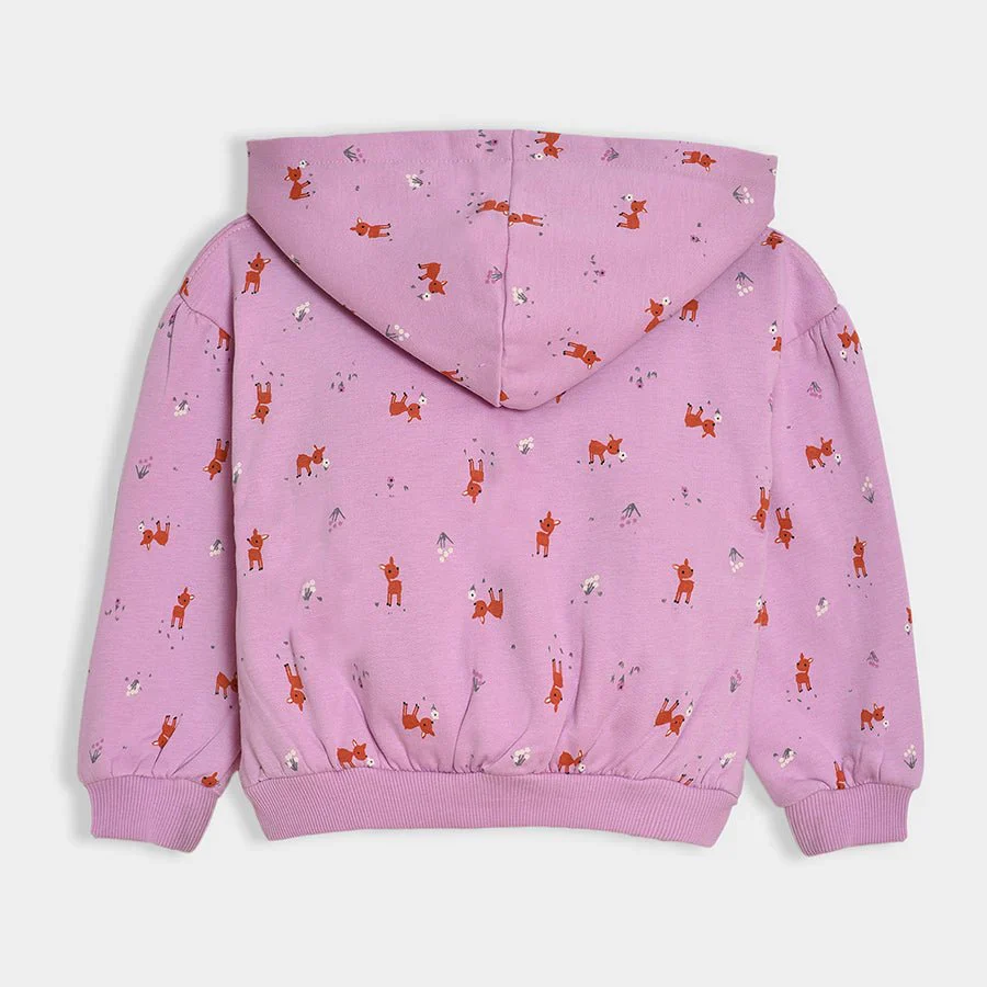 Misty Antelope Knitted Sweatshirt Pink - Image 3