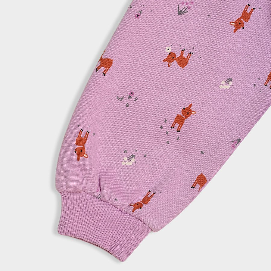 Misty Antelope Knitted Sweatshirt Pink - Image 6