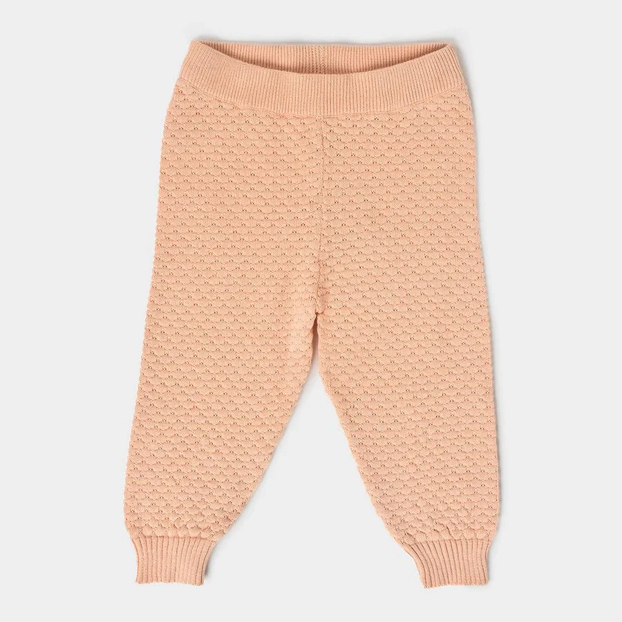 Misty Coral Knitted Baby Girl Jumper Clothes Set - Image 9