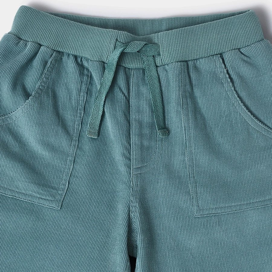 Misty Granite Corduroy Jogger For Kids - Image 4