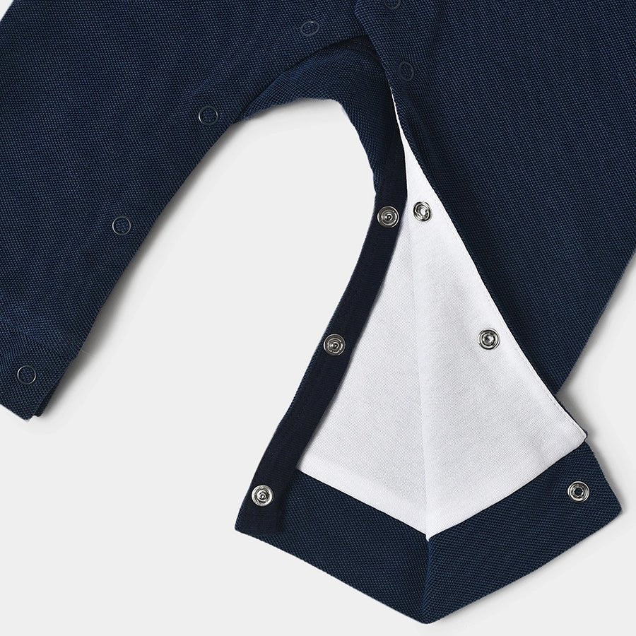 Misty Navy Formal Sleep Suit - Image 8