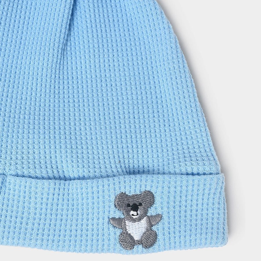 Misty Waffle Wrapover With Newborn Baby Pyjama And Cap Set - Image 17