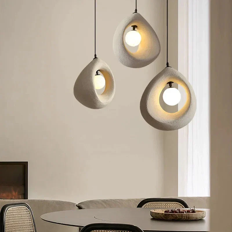 Modern Earthy style pendant light Chandelier for Living Room Outdoor Light - Warm White - Image 5