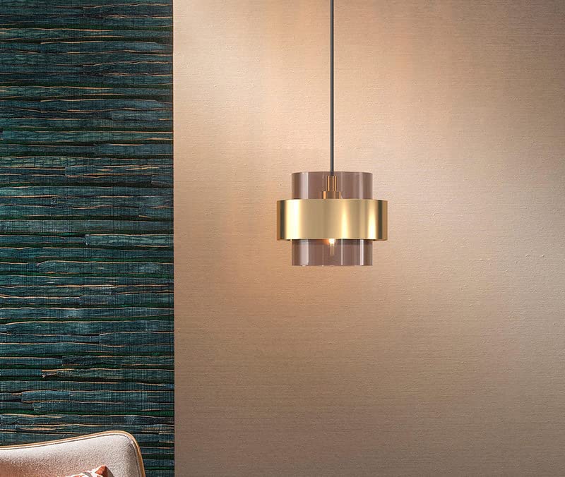 Modern Glass Pendant Light Fixtures Brass Ceiling Hanging Light - Image 12