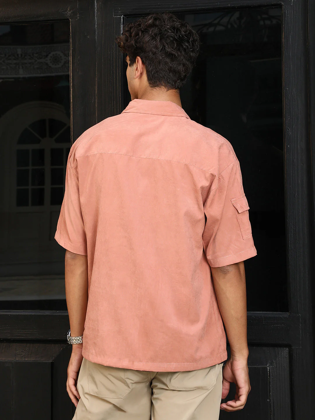 Modular-Utility Cuban Oversized Shirt - Image 4
