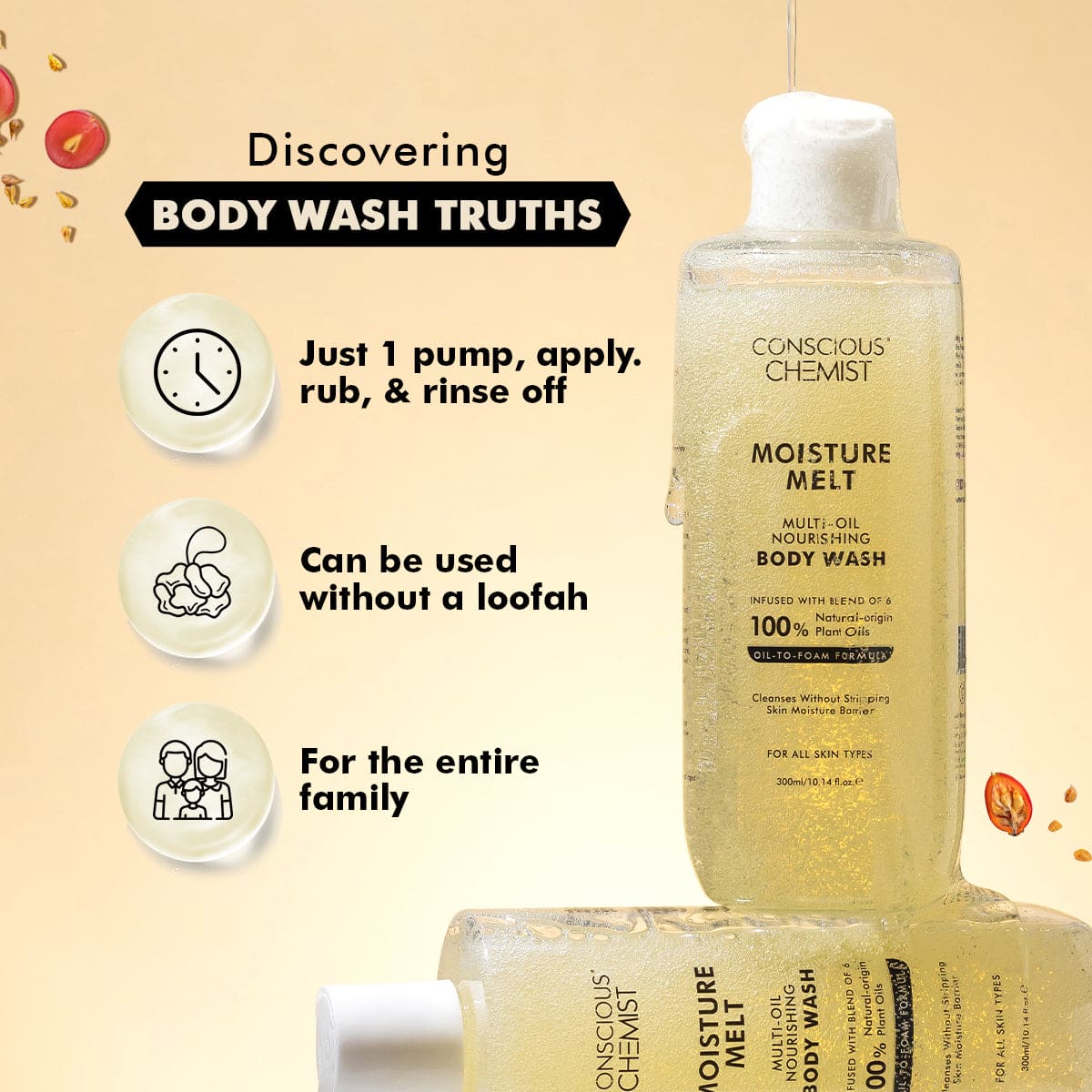 Moisture Melt Multi-Oil Nourishing Bodywash | 300 ml | BS - Image 4