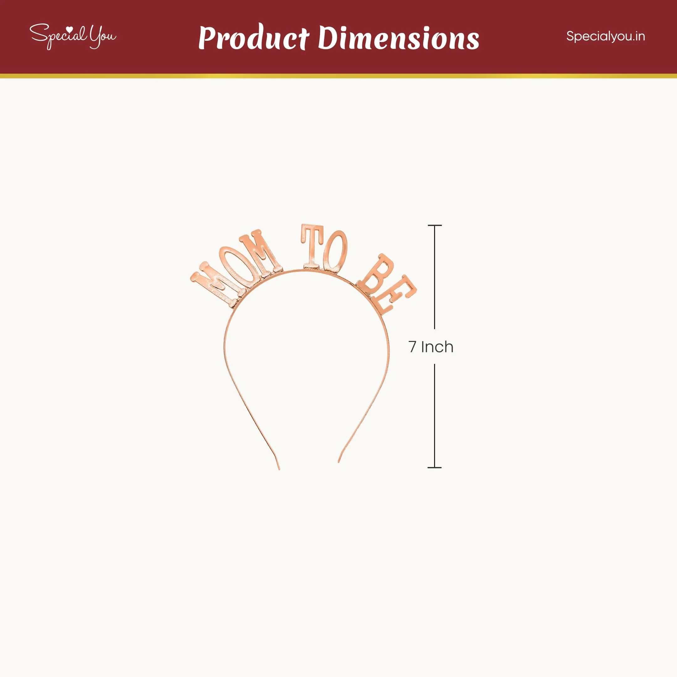 Mom to be Headband (Rose Gold) - Image 4