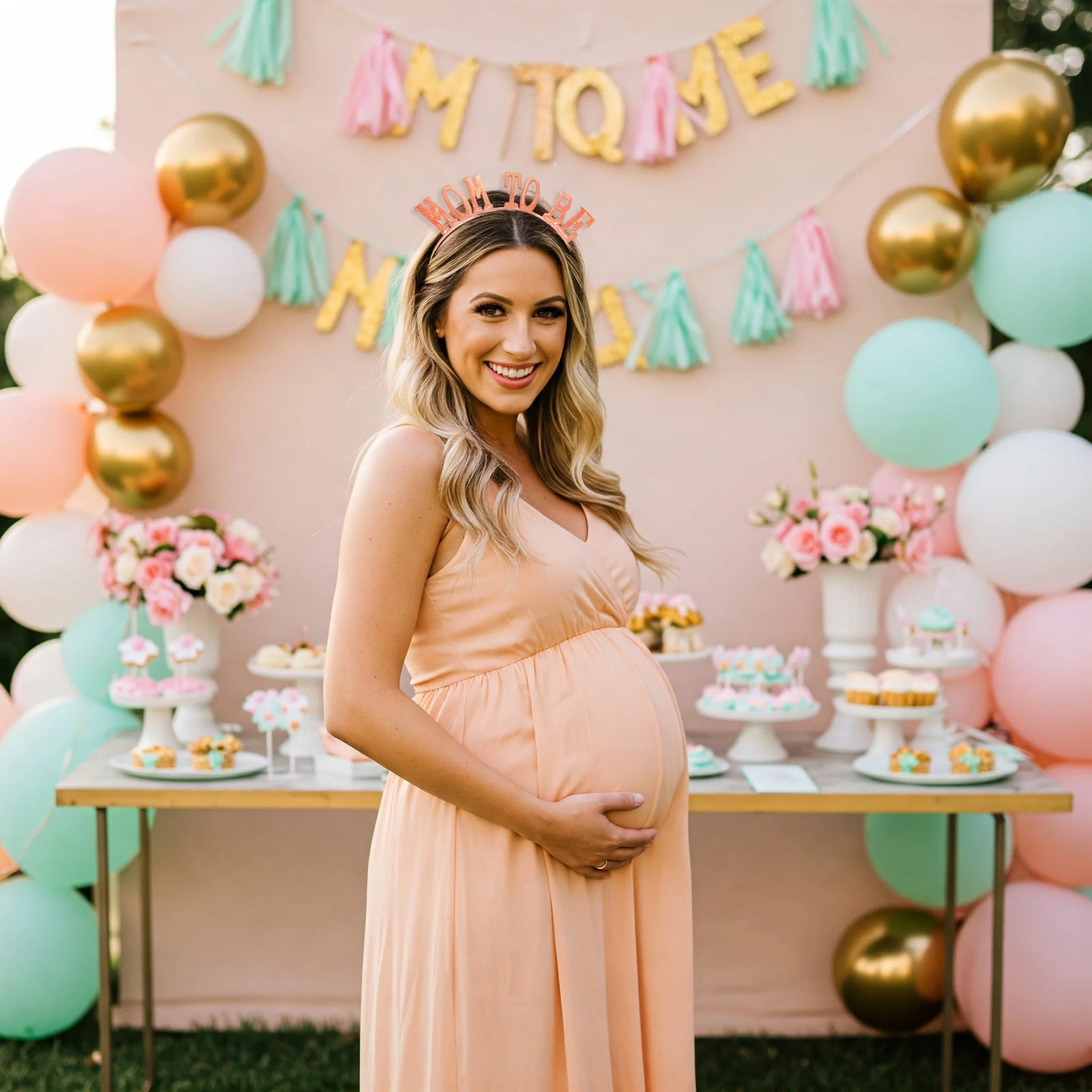 Mom to be Headband (Rose Gold) - Image 5