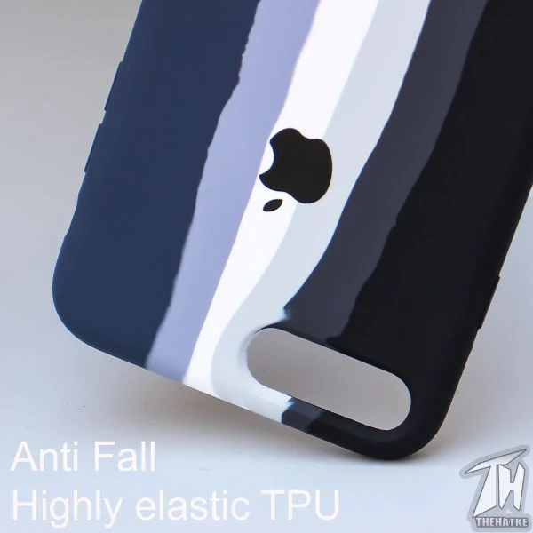 Monochrome Silicone Case For Apple Iphone 7 Plus - Image 2