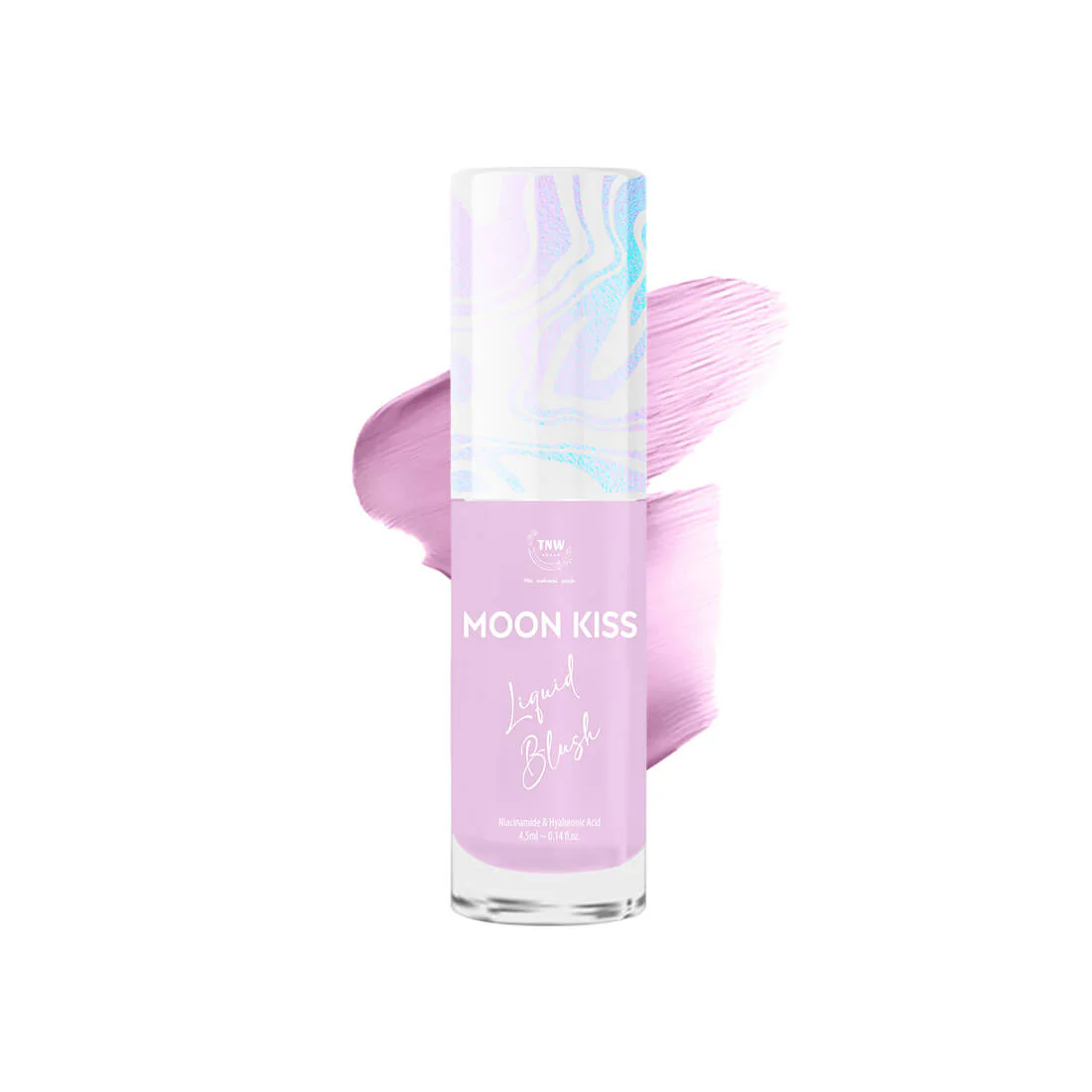 Moon Kiss Liquid Blush | Dewy & Long-Lasting Cheek Tint (Combo blush with brush) - Image 3